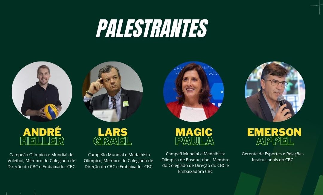 Fórum Estadual de Formação Esportiva trará Magic Paula, Lars Grael e André Heller para palestras gratuitas na Paraíba